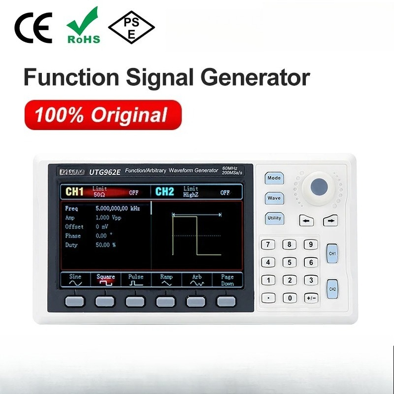 Dual Channel Arbitrary Waveform Function Generator 60Mhz - مولد إشارات وظيفي UTG932E UTG962E 30