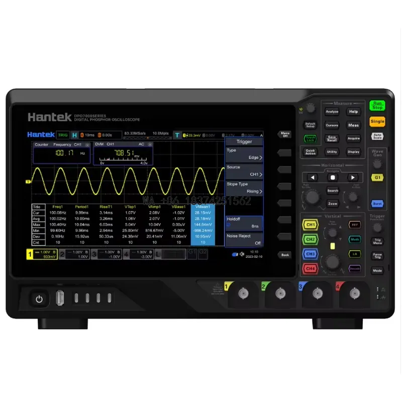 جهاز قياس الإشارة الرقمي Wmwmn - مراجعة Digital Storage Oscilloscope 4 Channel 100Mhz وسعره