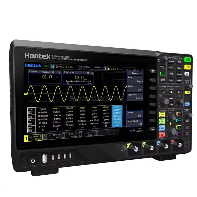 جهاز قياس الإشارة الرقمي Wmwmn - مراجعة Digital Storage Oscilloscope 4 Channel 100Mhz وسعره