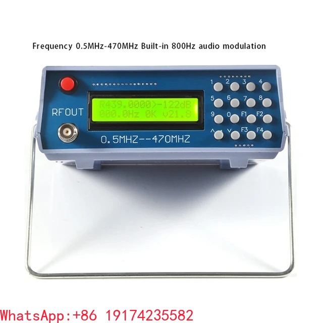 مولد إشارة RF بتردد 0.5 ميجاهر - مراجعة Rf Signal Generator 0.5Mhz To 470Mhz وسعره