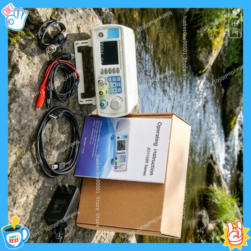 مولد إشارات وظيفي DDS JDS6600  - مراجعة Dual Channel Arbitrary Waveform Function Generator 60Mhz وسعره