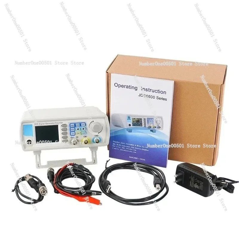 مولد إشارات وظيفي DDS JDS6600  - مراجعة Dual Channel Arbitrary Waveform Function Generator 60Mhz وسعره