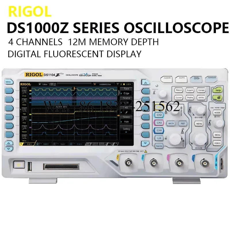 جهاز قياس الذبذبات الرقمي DS11 - مراجعة Digital Storage Oscilloscope 4 Channel 100Mhz وسعره
